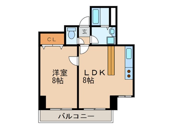 ガーデンコート新栄の物件間取画像